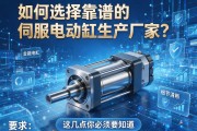 如何选择靠谱的伺服电动缸生产厂家？这几点你必须知道