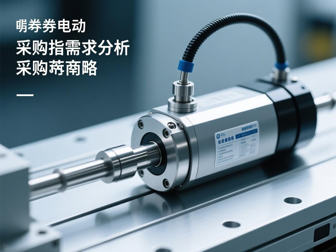 伺服电动缸采购指南，从需求分析到供应商选择的全程策略