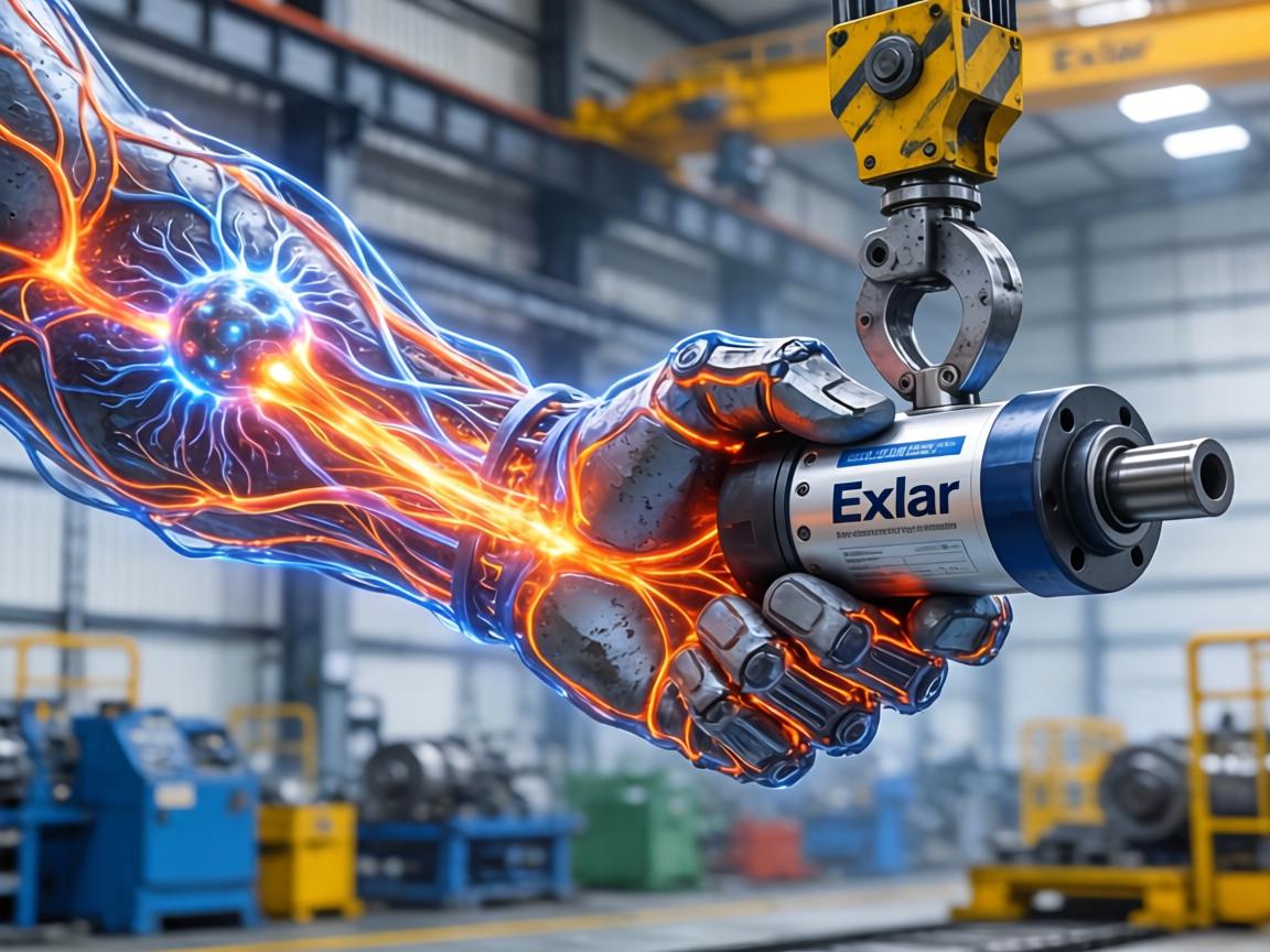 当钢铁巨臂拥有智慧神经，Exlar重型伺服电动缸如何重塑工业力量美学
