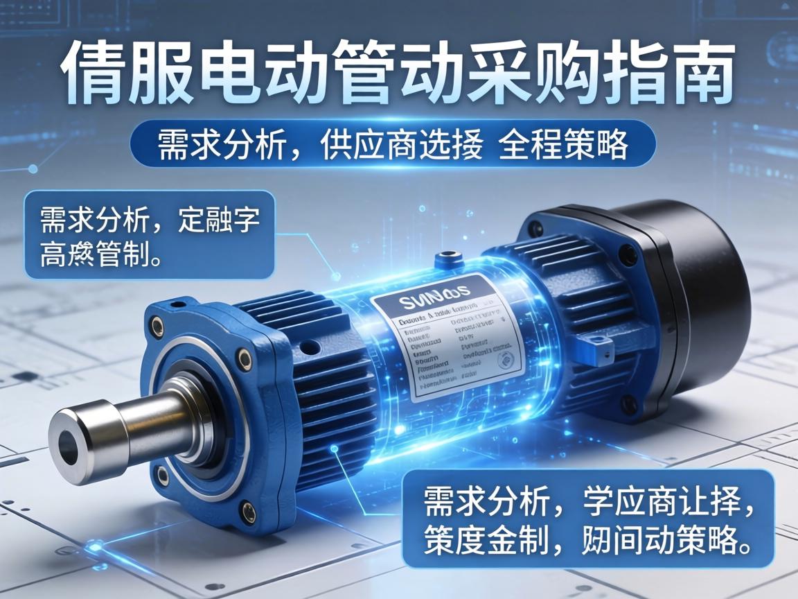 伺服电动缸采购指南，从需求分析到供应商选择的全程策略