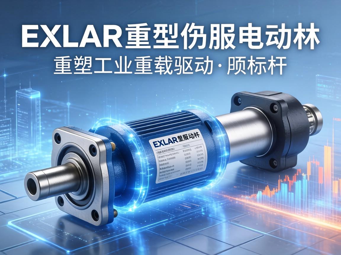 EXLAR重型伺服电动缸，重塑工业重载驱动的新标杆