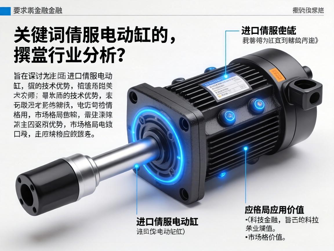 高精尖的动力心脏，解析进口伺服电动缸的技术优势与本土化挑战