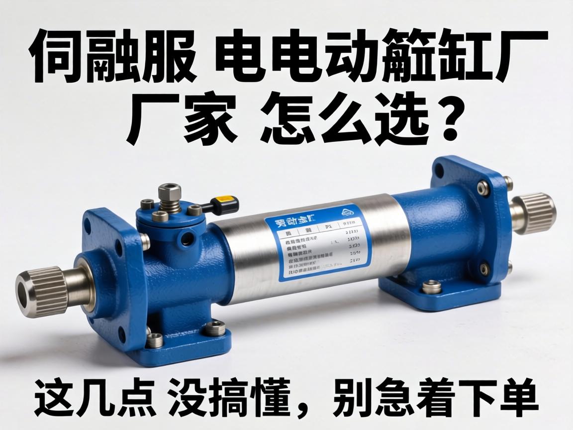 伺服电动缸厂家怎么选?这几点没搞懂,别急着下单 伺服电动缸厂家怎么选?这几点没搞懂,别急着下单