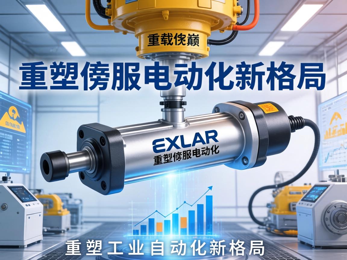重载之巅，EXLAR重型伺服电动缸如何重塑工业自动化新格局