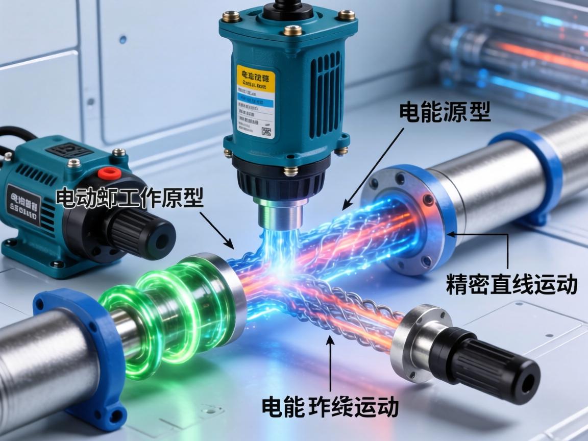 电动缸工作原理，从电能到精密直线运动的转化