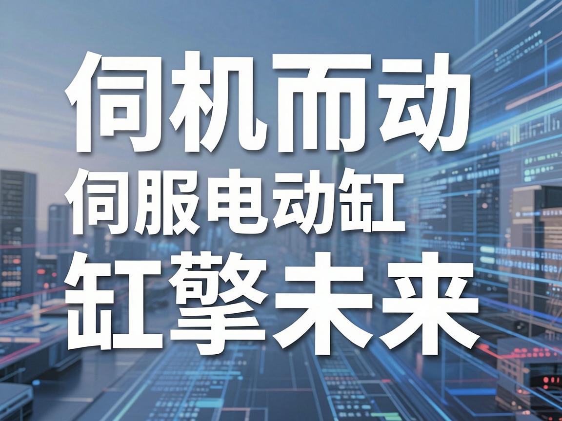 伺机而动,缸擎未来,伺服电动缸行业的前景与技术跃迁 伺服电动缸行业的前景与技术跃迁