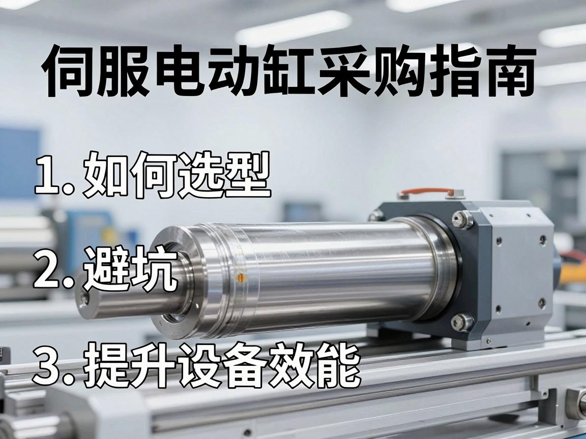 伺服电动缸采购指南,如何选型、避坑与提升设备效能 伺服电动缸采购指南