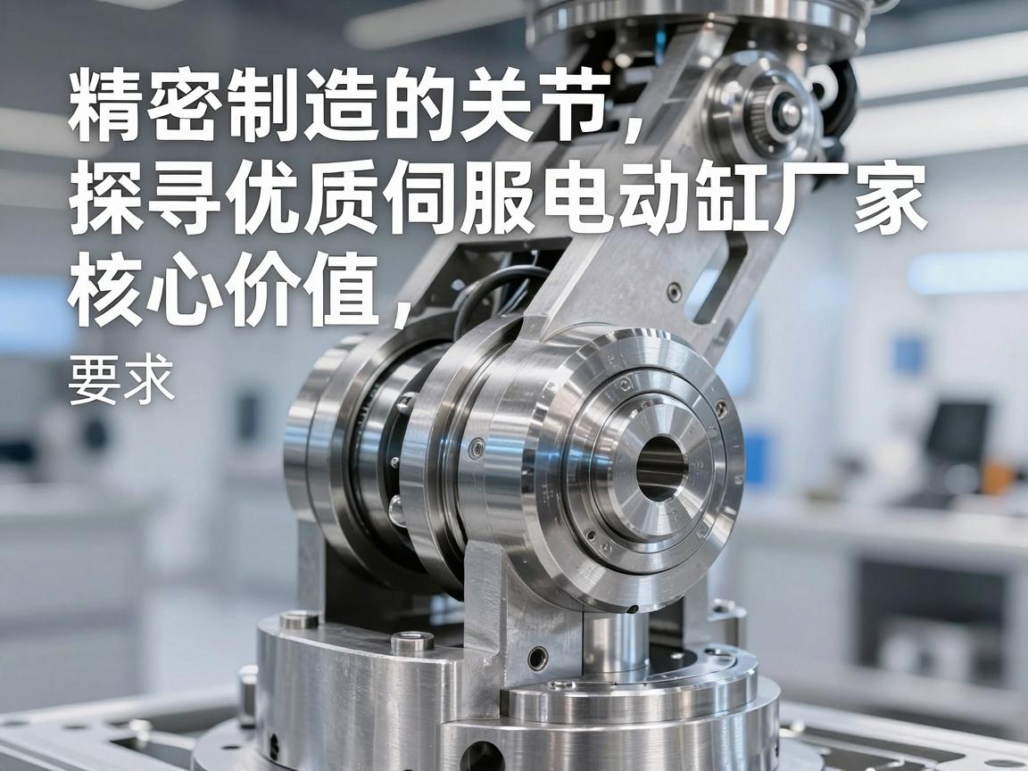 探寻优质伺服电动缸厂家的核心价值