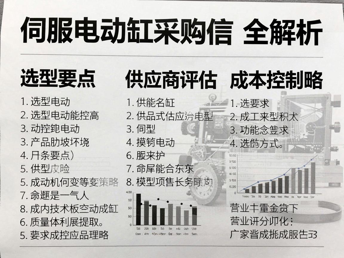 为何伺服电动缸采购需谨慎规划