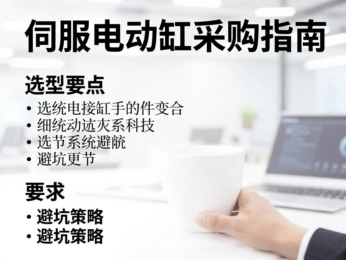 一、明确应用工况，选型的第一步