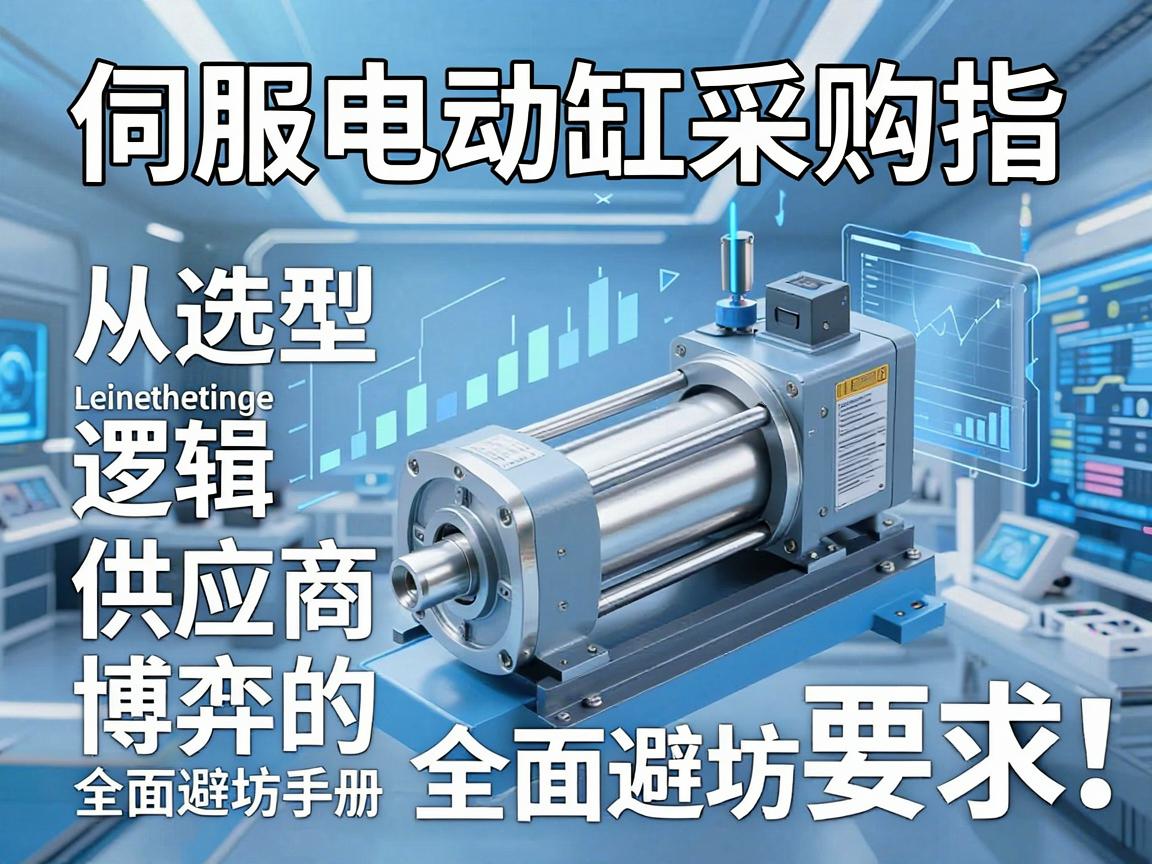 伺服电动缸采购指南,从选型逻辑到供应商博弈的全面避坑手册 从选型逻辑到供应商博弈的全面避坑手册