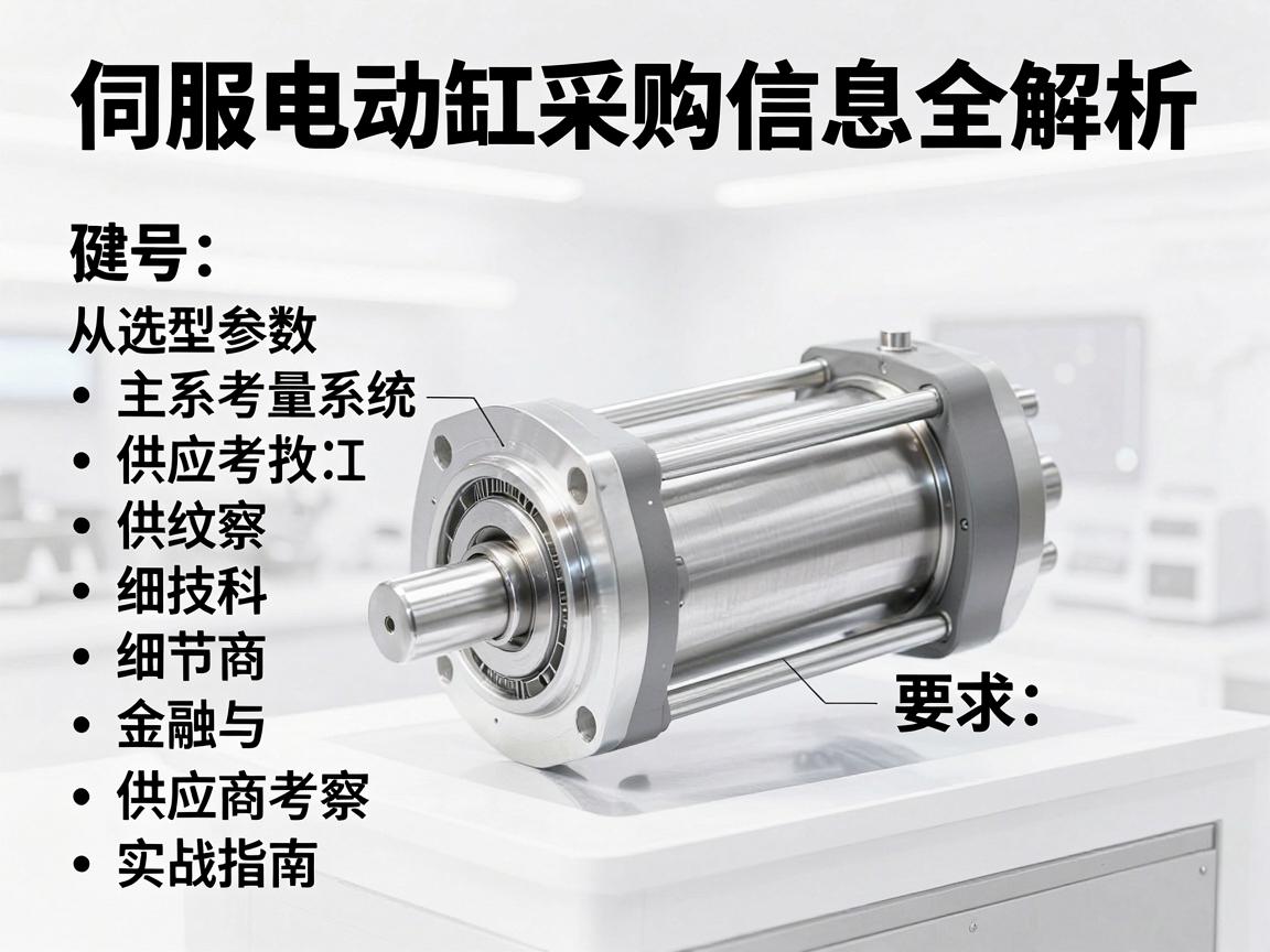 从选型参数到供应商考察的实战指南