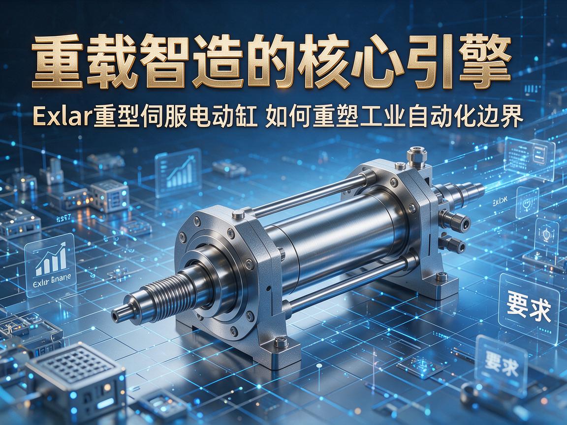 Exlar重型伺服电动缸如何重塑工业自动化边界