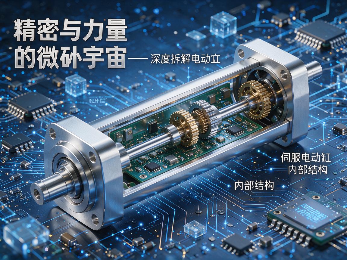 精密与力量的微观宇宙—深度拆解伺服电动缸的内部结构 深度拆解伺服电动缸的内部结构