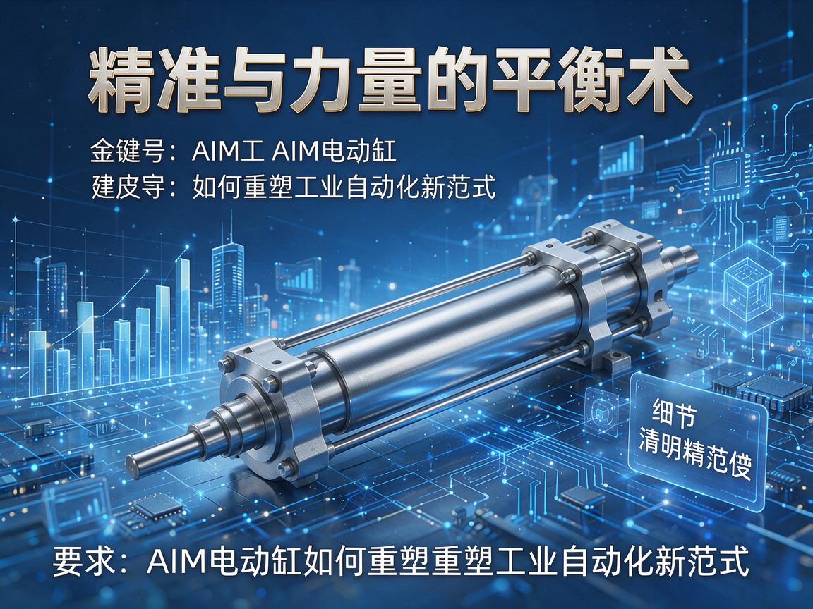 精准与力量的平衡术,AIM电动缸如何重塑工业自动化新范式 AIM电动缸如何重塑工业自动化新范式