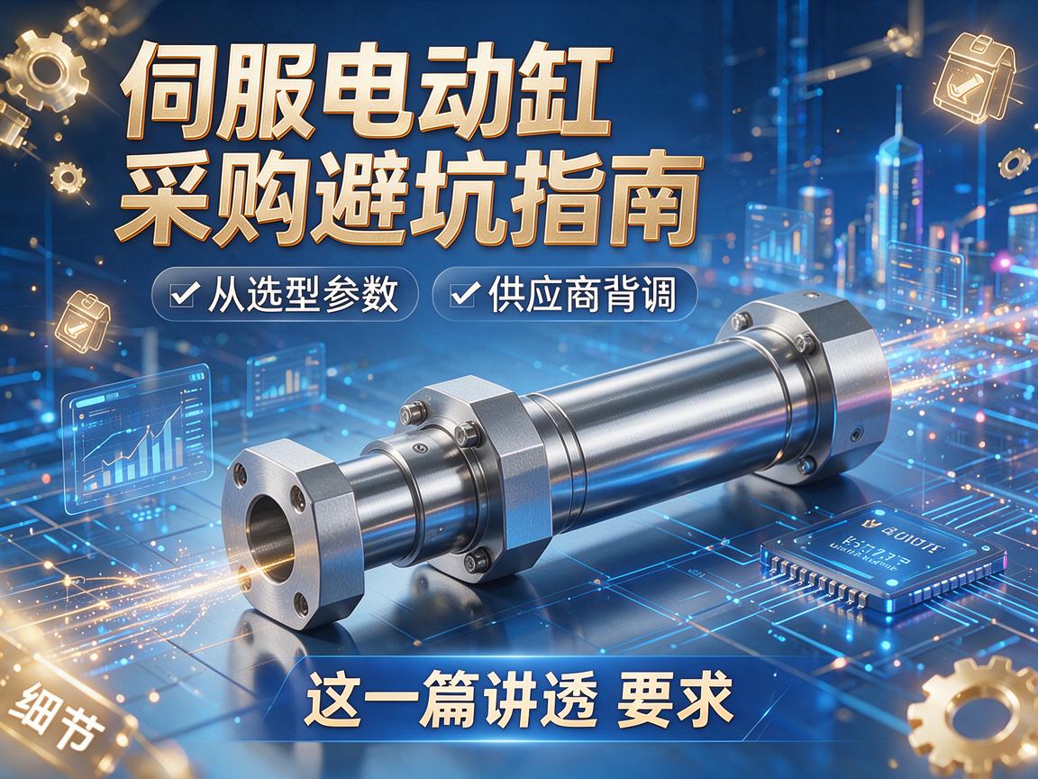 伺服电动缸采购避坑指南,从选型参数到供应商背调,这一篇讲透 伺服电动缸采购避坑指南