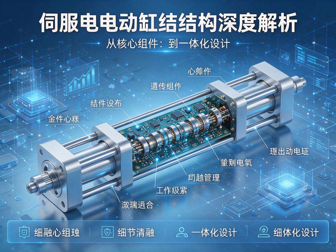 伺服电动缸结构深度解析，从核心组件到一体化设计