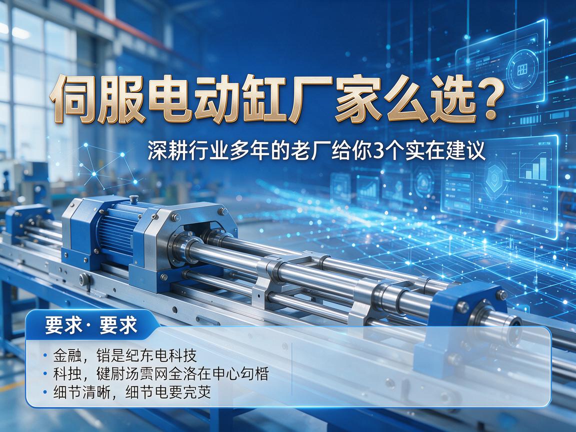 伺服电动缸厂家怎么选?深耕行业多年的老厂给你3个实在建议 深耕行业多年的老厂给你3个实在建议