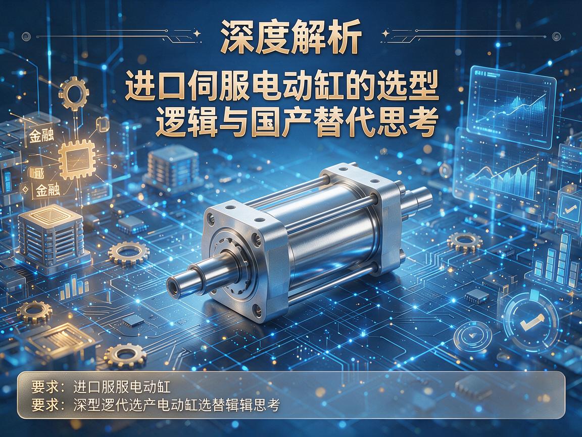 进口伺服电动缸的选型逻辑与国产替代思考