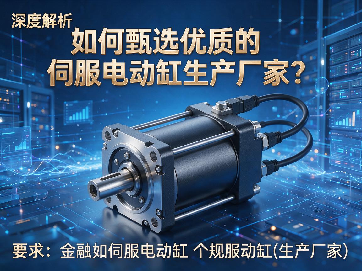 如何甄选优质的伺服电动缸生产厂家